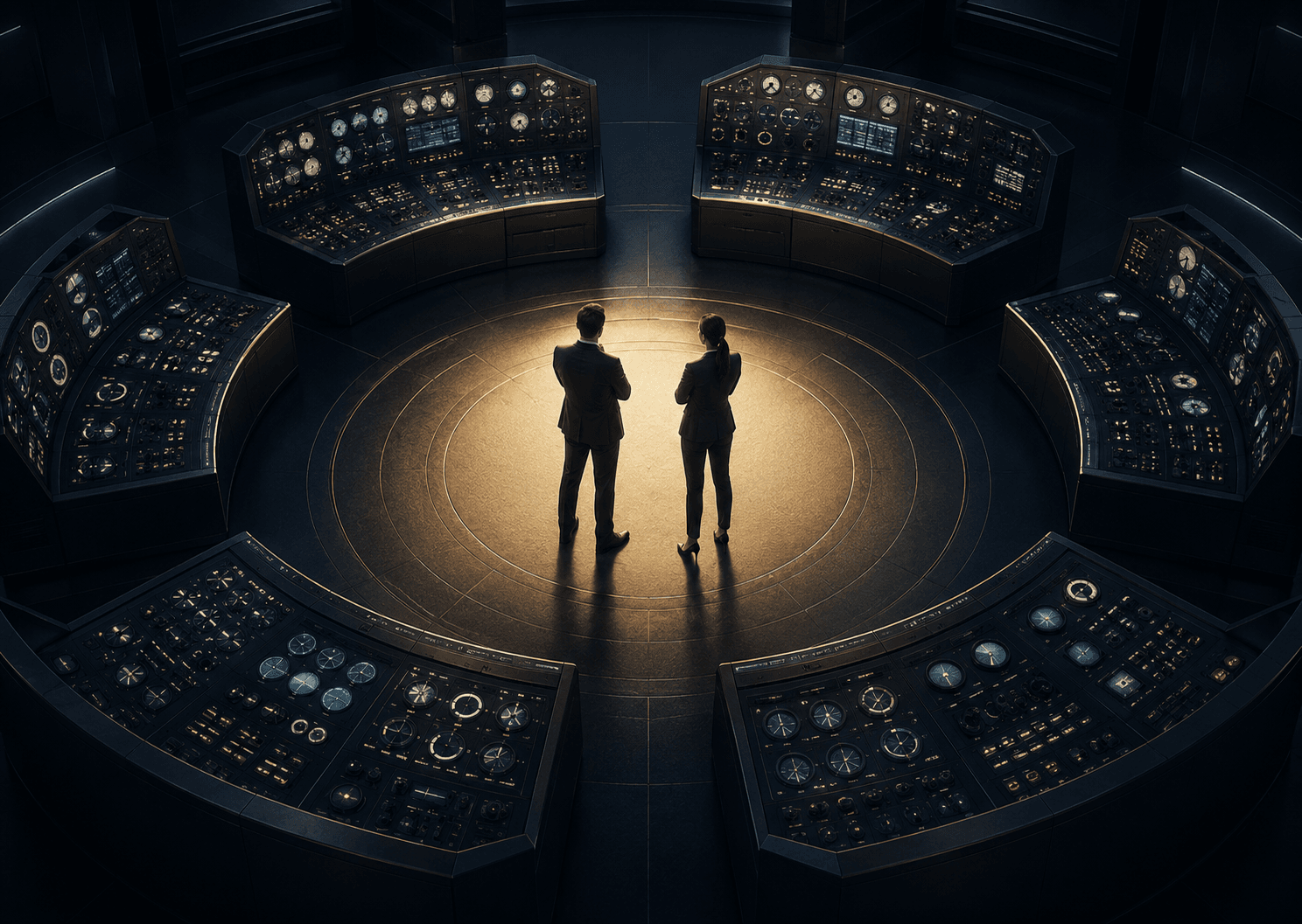 Two people. The surface area of six teams.